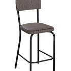 Banqueta Temp Preta E Marrom