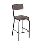 Banqueta Temp Preta E Marrom