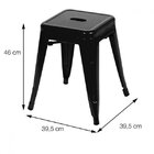 Banqueta Titan Baixa Amarela - Or Design