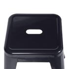 Banqueta Titan Baixa Preta - Or Design