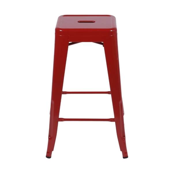 Banqueta Titan Média Vermelha - Or Design