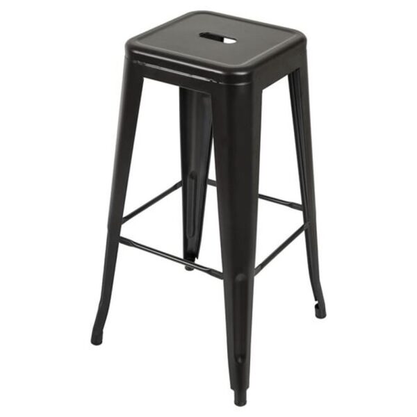 Banqueta Tolix Iron Design Industrial  76 Cm Aço Cozinha Bar