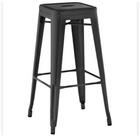 Banqueta Tolix Iron Industrial Preta