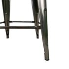 Banqueta Tolix Média - Natural Envernizada