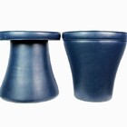 Banqueta Torre Pu Marinho G80x43x43cm