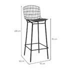 Banqueta Trama Preta