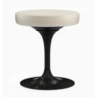 Banqueta Tulipa Preto Branco