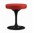 Banqueta Tulipa Preto Vermelho