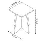 Banqueta Twister Tililin Móveis Branco