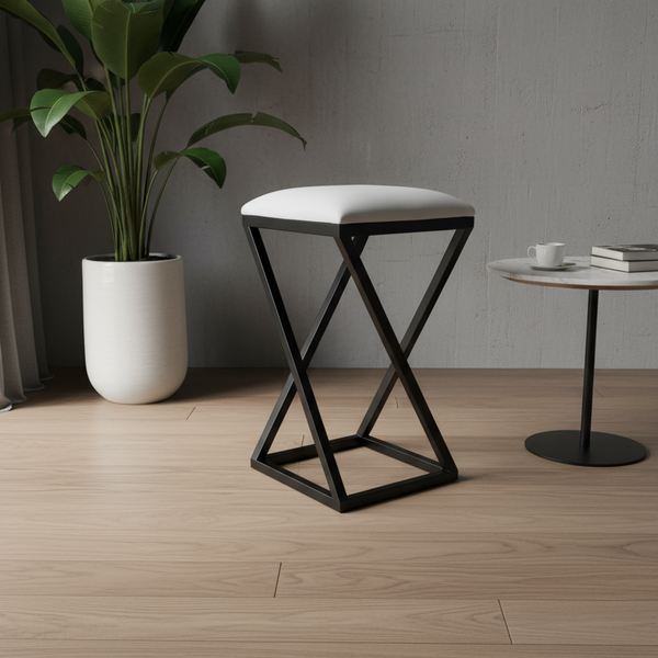 Banqueta Varanda Reforçado Resistente Industrial Branco