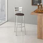 Banqueta Verona B201 Assento Preto Compoarte