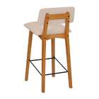 Banqueta Vilma Avelã E Bege