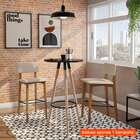 Banqueta Vinie Avelã E Bege