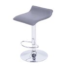 Banqueta Wave  Cinza/cromado