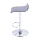 Banqueta Wave  Cinza/cromado