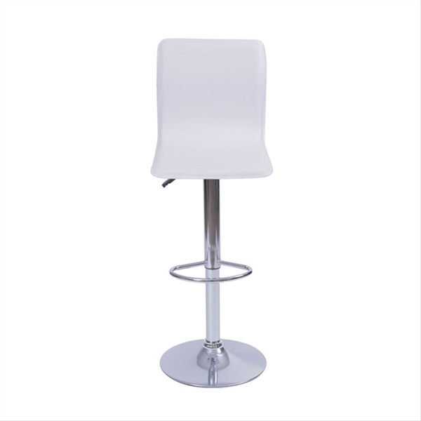 Banqueta Wave Alta Com Encosto Branca - Or Design