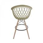 Banqueta Web Empório  Fendi/madeirado