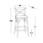 Banqueta X - Máxima Verde Musgo