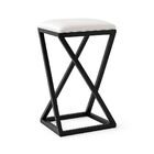 Banqueta Z 80 Cm Banco Cozinha Corino Bistrô Ferro Balcão Bra