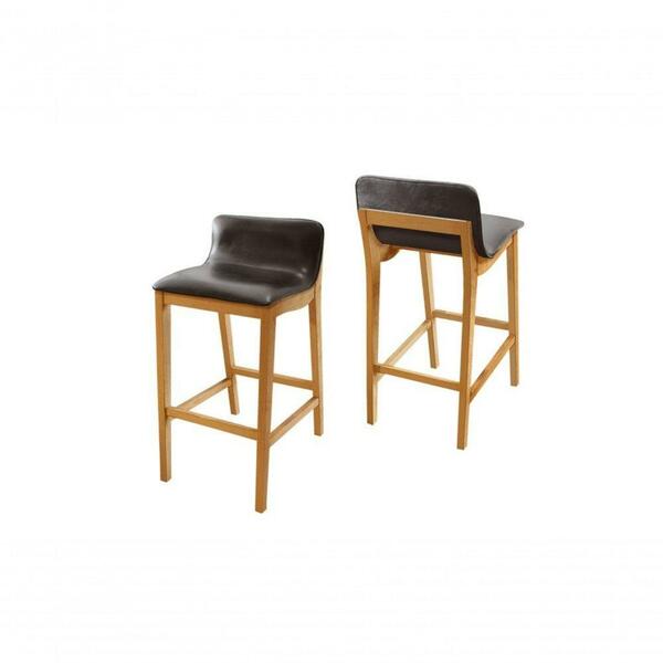 Banquetas Em Madeira Maciça Estofada Miami Star Móveis