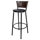 Banquetas Para Cozinha Café 4un Assento Preto