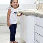 Banquinho 1 Degrau Portatil Vermelho Antiderrapante Kababy