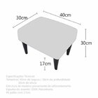 Banquinho Acolchoado Em Suede Liso Verde