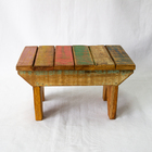 Banquinho Em Madeira De Demolição