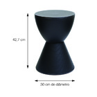 Banquinho Tube Preto - Or Design