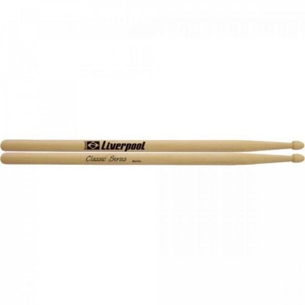Baqueta Longa Em Madeira 7a Ll7aj Liverpool - Par / 2