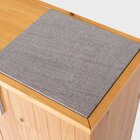 Bar 2 Portas Madeira Maciça Pedra Basalto Less Artemobili Amê