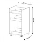 Bar Adega Brito 1 Prateleira Cinamomo - Pnr Móveis