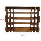 Bar Adega De Parede Com 1m Para Garrafas Imbuia