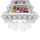 Bar Adega De Parede Em Madeira Pinus Branco Para Garrafas Taç