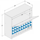 Bar Adega Floresta 1 Porta 36 Nichos Oak - Politorno