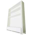 Bar Adega Parede Mdf Branco 3 Compartimentos E Porta Taça Bra