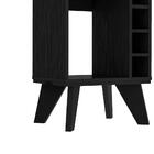 Bar Aparador Tampo Em Espelho Raccoon Preto