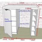 Bar Balcão Bancada Com Led E Vidro Para Embutir Cervejeira Fr
