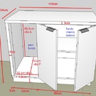 Bar Bancada Balcão Para Embutir Adega Vinhos