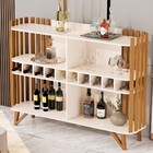 Bar Com Adega Ripado Perola/nature Jb 2100 - Jb Bechara