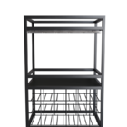 Bar E Adega Para Vinhos, Bebidas E Cristaleiras Royal - Preto