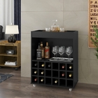 Bar Leblon Preto Acetinado