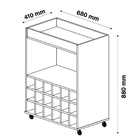 Bar Leblon Preto Acetinado