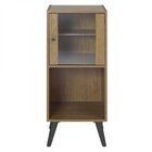 Bar Modular 1 Porta De Vidro Prisma Yescasa Álamo