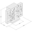 Bar Montanha Com Adega 2 Portas Olive Politorno