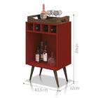Bar Pub Com Bandeja V Vermelho