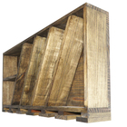 Bar Rústico Com Colmeia Para 4 Garrafas E Até 6 Taças Pinus I