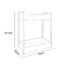 Bar Sala De Jantar Freijó Base De Ferro Dourada - Vallisa Dec