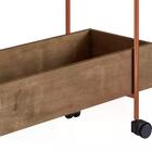 Bar Tube Com Rodas Vermont/cobre - Artesano