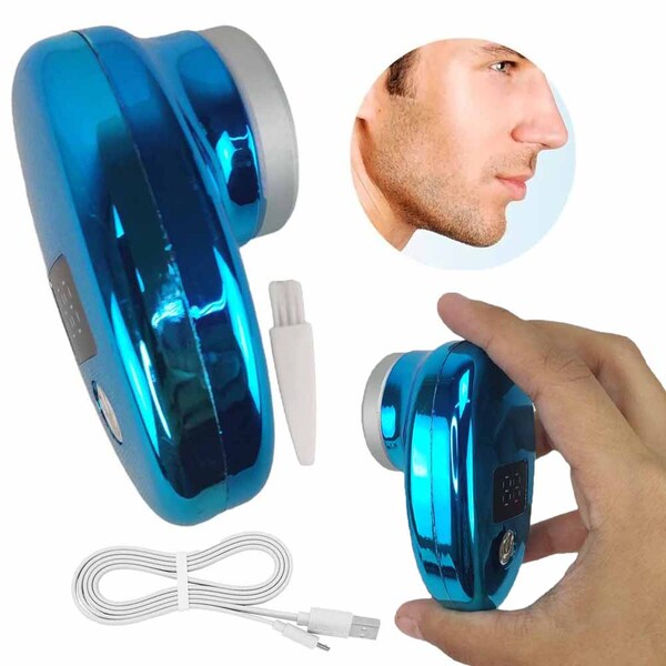 Barbeador Eletrico Aparador Pelo Portatil Sem Fio Resistente